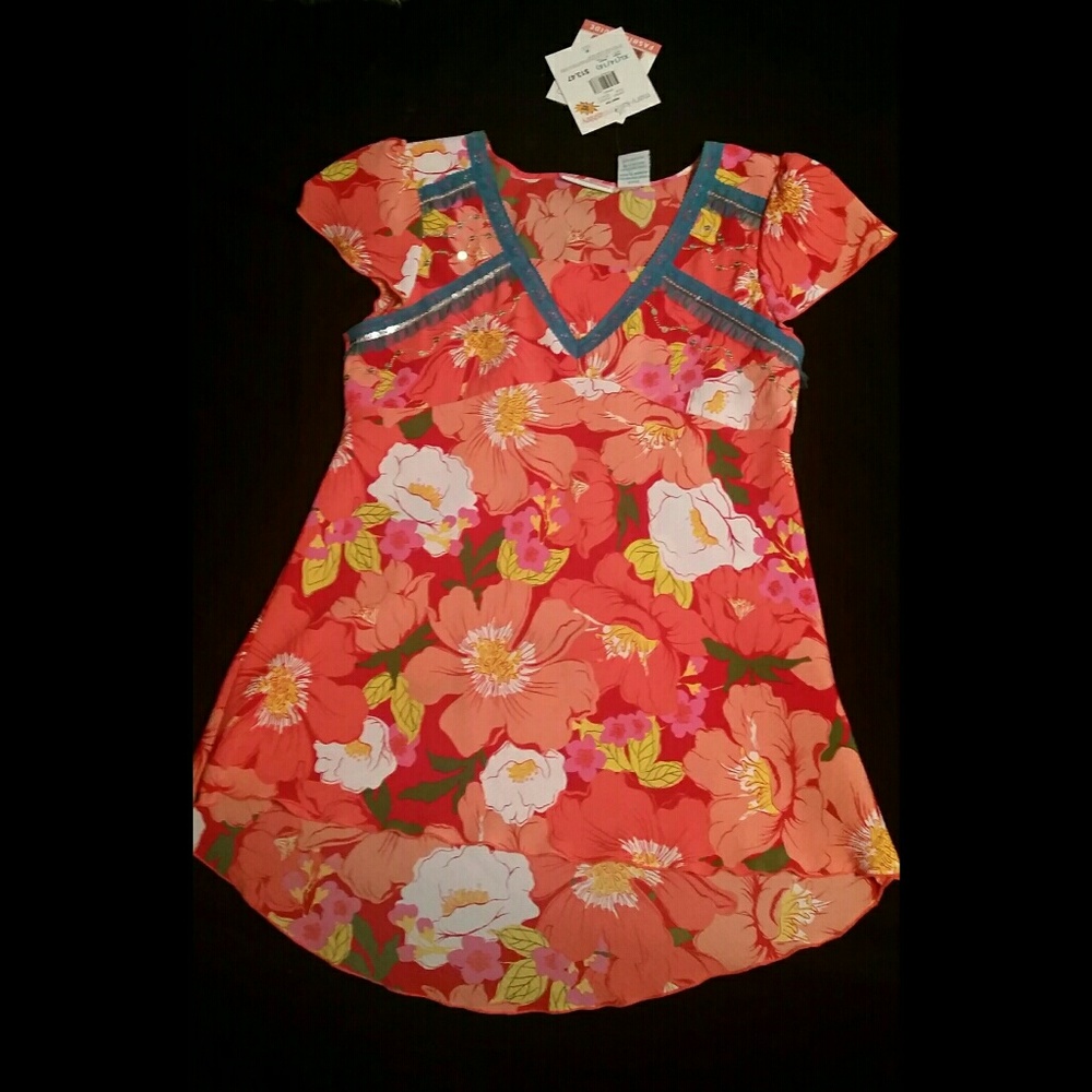 Mary kate & Ashley kids sequin embelished top NWT